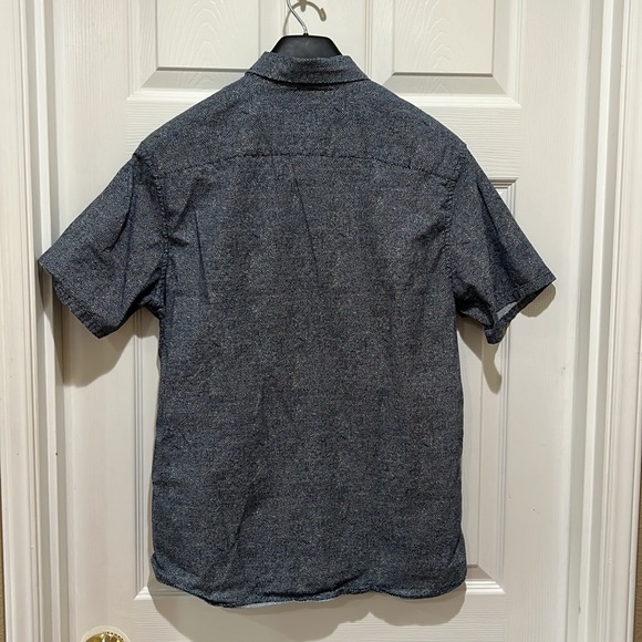 A-Frame Short Sleeve Patterned Button Downn - Picture 4 of 4